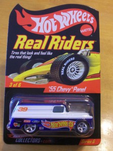 HOT WHEELS HWC EXCLUSIVE REAL RIDERS SERIES 6 3-6 55 CHEVY PANEL